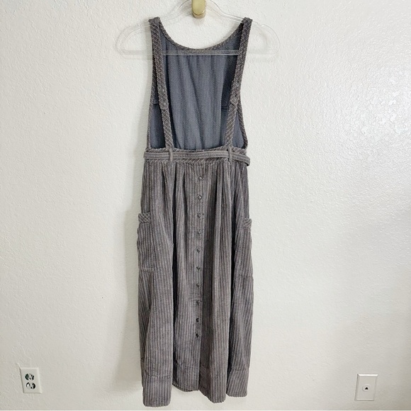 FREE PEOPLE The Other Side Corduroy Midi Dress size 2 - Picture 7 of 12